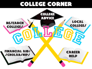 College Corner: Research Colleges, Financial Aid, Local Colleges, Career Help