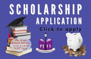 Scholarship Application. Click to apply