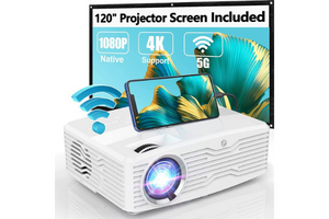Projector WiFi with screen