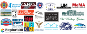Logos of the museum passes available. Click to download PDF brochure with complete details and a list of museums.