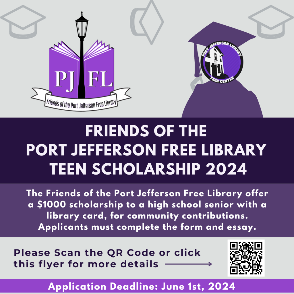 Flyer for Friends of the Library Scholarship